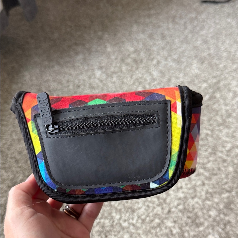Red Geometric Camera Case - Picture 3 of 4